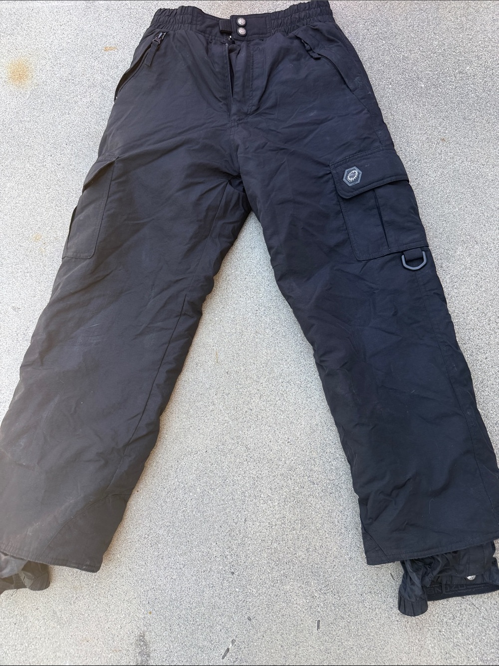 Snozu ZuTech fabric youth snowboard/ski pants - size large